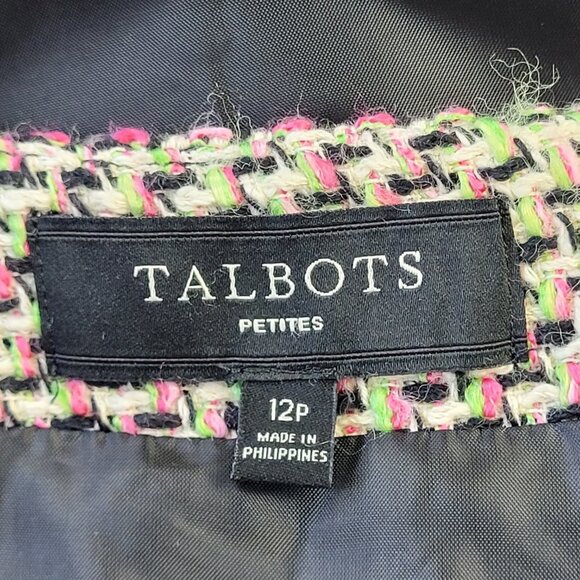 Talbots petites woman’s multicolored cotton blend pencil skirt size 12P - Picture 8 of 11